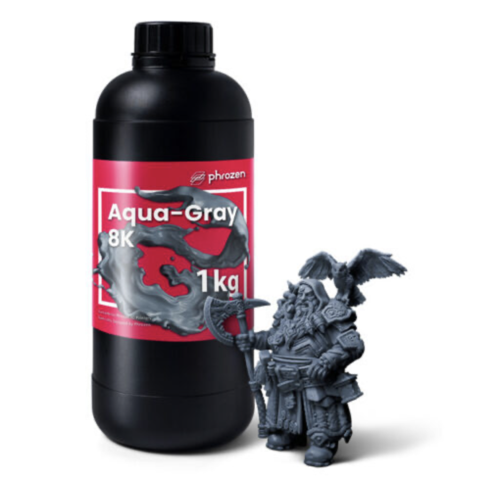 Phrozen Aqua 8K műgyanta (resin) – 1kg – szürke