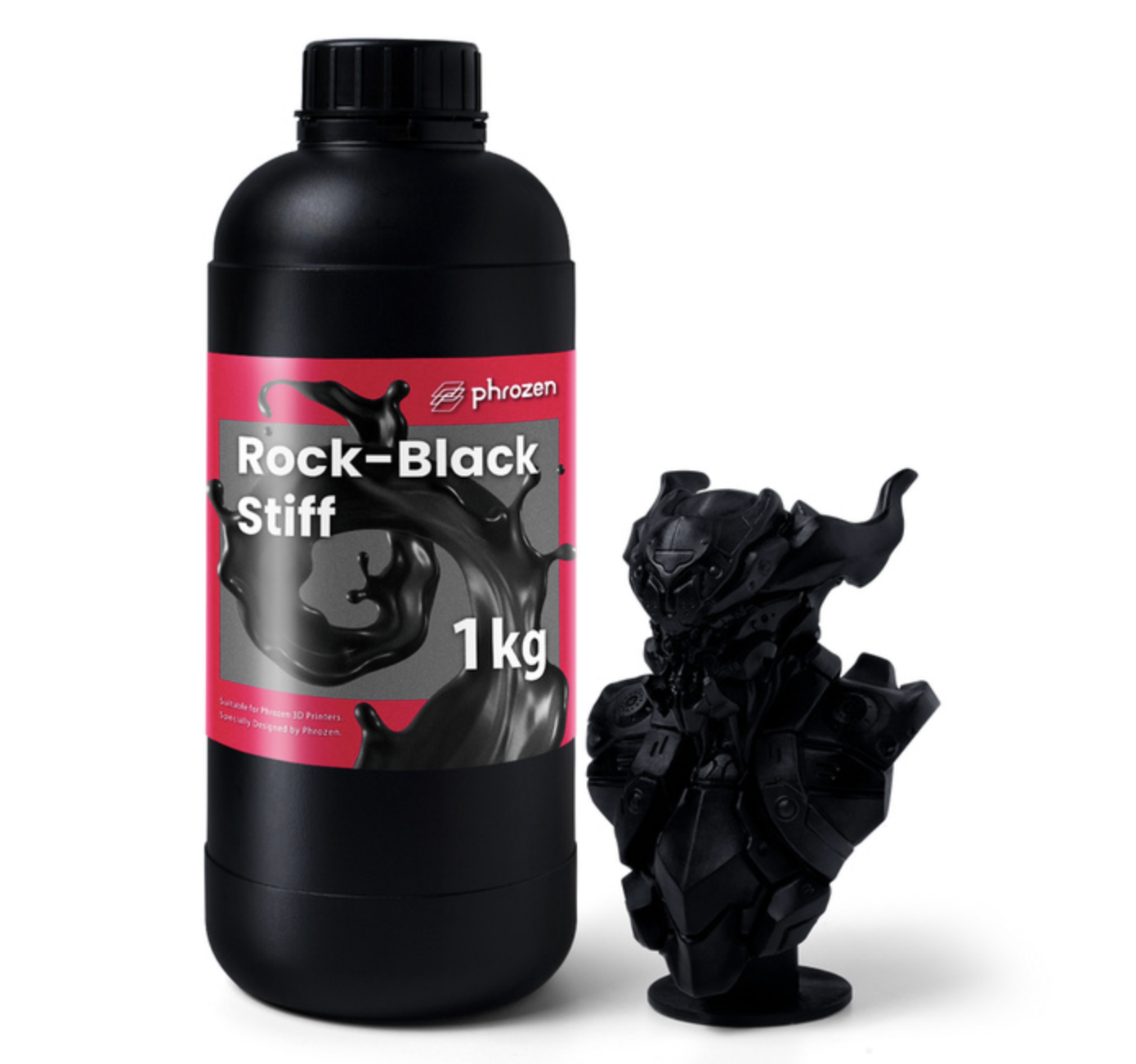 Phrozen Rock-Black Stiff műgyanta (resin) – 1kg – fekete