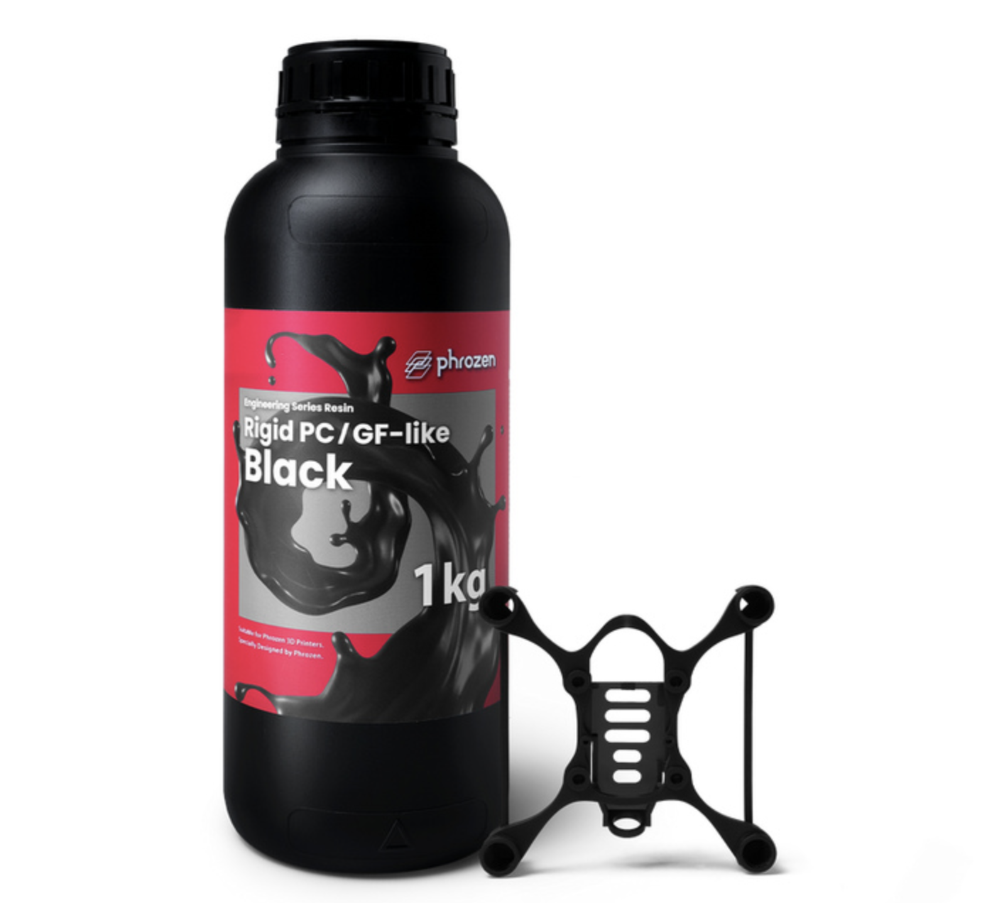 Phrozen Rigid PC/GF-like műgyanta (resin) – 1kg – fekete